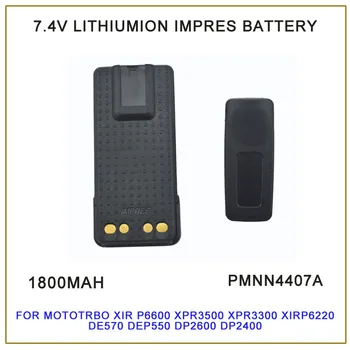 

PMNN4407ARC MOTOTRBO IMPRES LITHIUM ION 1800mah Battery For Motorola MOTOTRBO XiR P6600 XPR3500 XPR3300 XiR P6620 DP2600 DE570