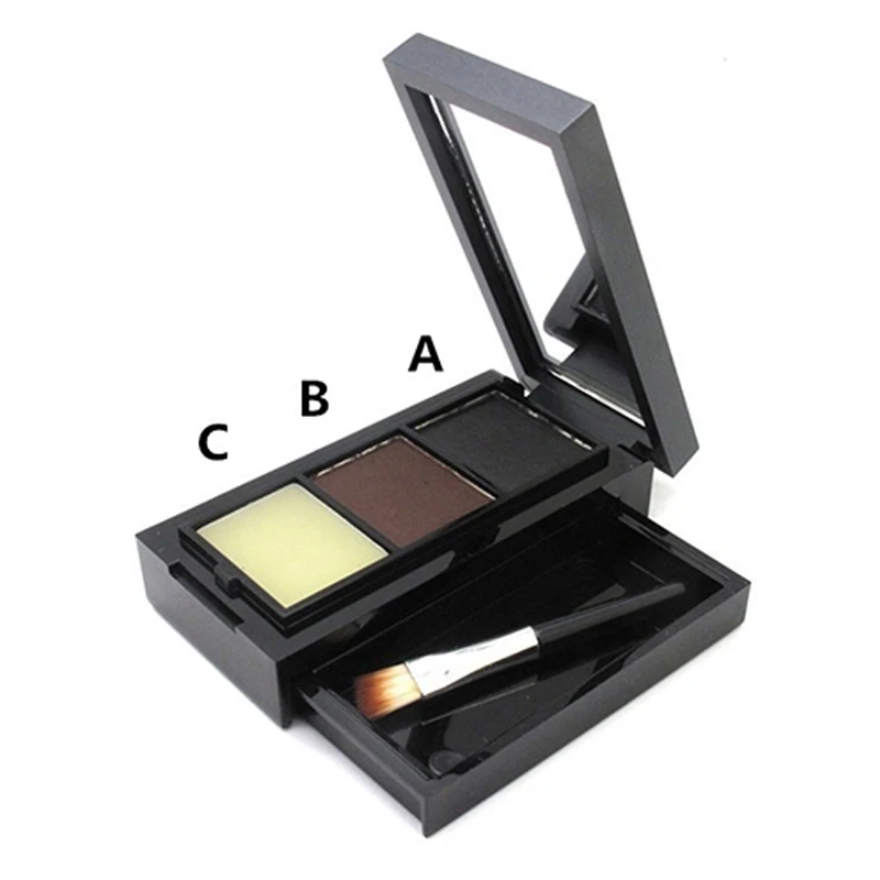 Wax for eyebrows Professional Eye Brow Makeup 2 Colors Eyebrow Powder