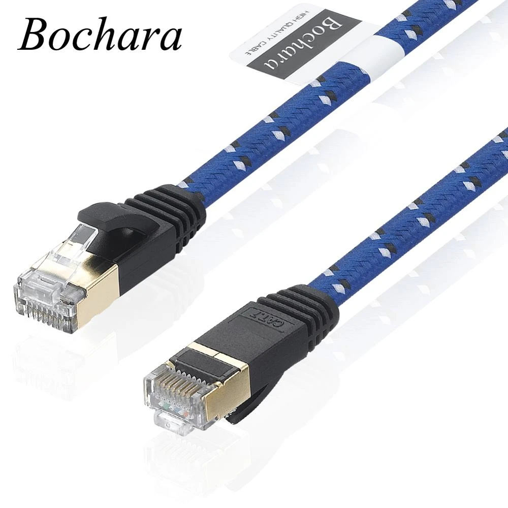 with Shielded RJ45 Connectors Computer Supplies CAT7-2 Gold-Plated CAT7 Flat Ethernet 10 Gigabit Two-Color Braided Network LAN Cable for Modem Router LAN Network Length 5m with Shielded RJ45 Connectors Computer Supplies CAT7-2 Gold-Plated CAT7 Flat Ethernet 10 Gigabit Two-Color Braided Network LAN Cable for Modem Router LAN Network Length 5m