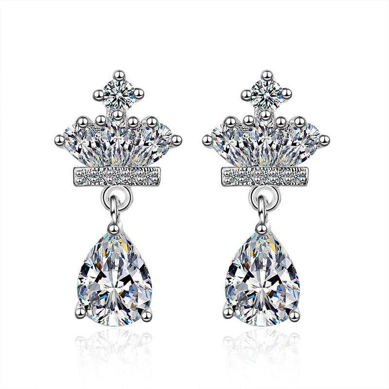 water drop crystal statement earrings jewelry (6)