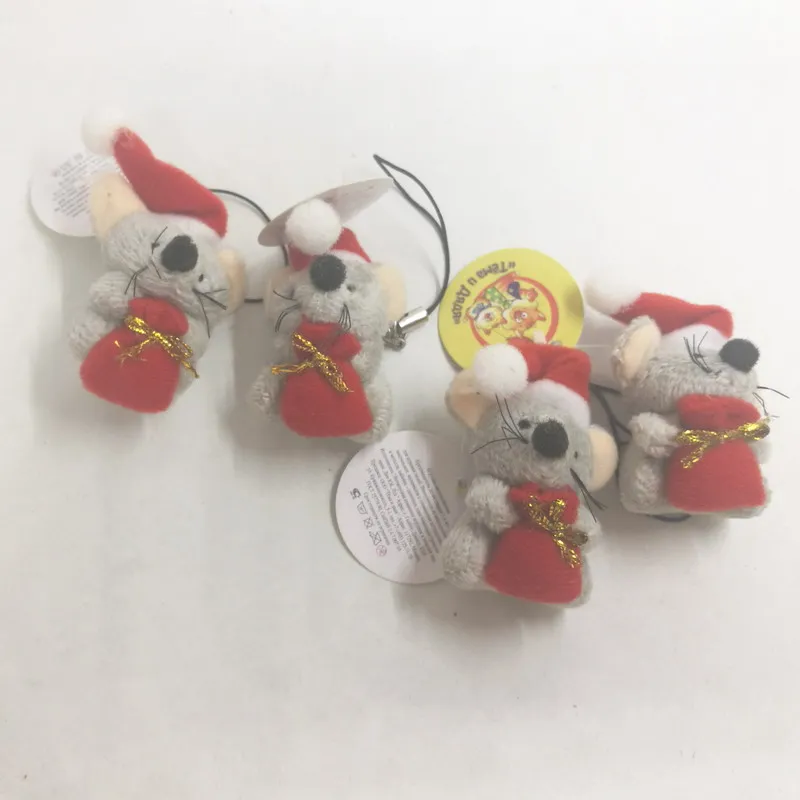 

New Style Cute Soft Plush Cartoon Animal small mouse Toy Key Chain Stuffed Mouse Toy Birthday or Christmas Gift