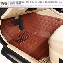 Водонепроницаемые ковры Нескользящие ковры для 7 серии 730Li740Li750Li760Li специальные полностью окруженные XPE кожаные автомобильные коврики
