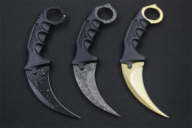 CS GO Karambit нож в стиле игры "Counter-Strike" ножи выживания нож для охоты и кемпинга ganzo складной нож Navajas