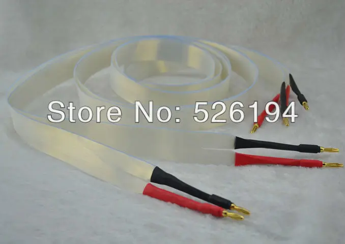 

Free shipping one pair Nordost Blue heaven audio speaker cable with gold plated banana plug speaker cable 2.5M pair