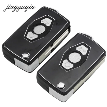 

jinyuqin 10pcs/lot HU58/HU92 Modified Flip Remote Car Key Case Shell for BMW X3 X5 Z3 Z4 1/3/5/7 Series E38 E39 E46