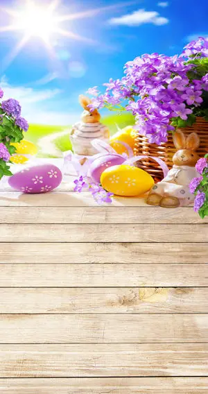 

1.5X3m Customize vinyl photography backdrop newborn easter wood computer print background for photo studio F-082