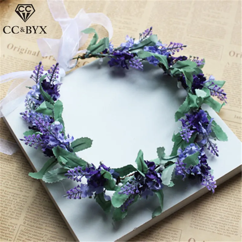 

CC Tiaras And Crowns Hairbands Forest Style Wedding Hair Accessories For Bridal Seaside Party Beach 100% Handmade Jewelry mq021