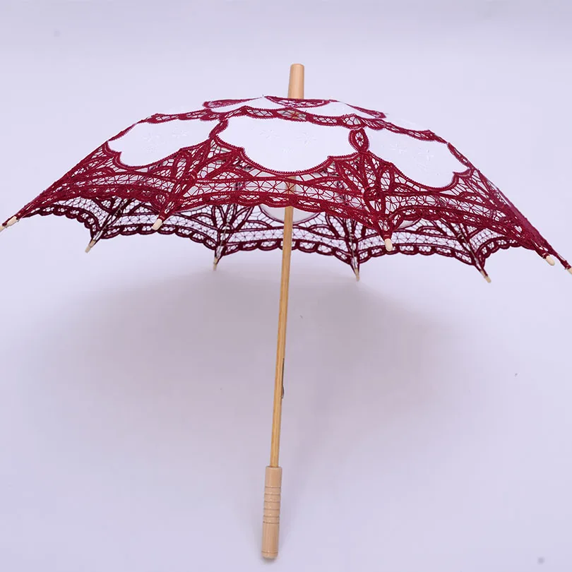

QUNYINGXIU 2019 Exquisite Umbrella Elegant Craft Lace Classcial Style Hollow Photography Performance Umbrella Prop Asia Umbrella