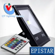 30 шт. RGB Светодиодный прожектор мощностью 10 Вт, 20 Вт, 30 Вт, 50 Вт заливающий свет DC12V DC 24 V Рефлектор для дерева проекторы проектор Светодиодный точечный светильник