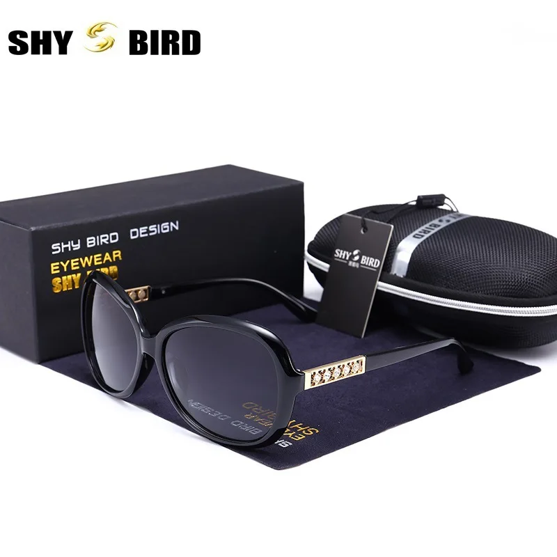 

Polarized sunglasses women with diamonds frame vintage luxury brand designer women sun glasses coating mirror glasses for female