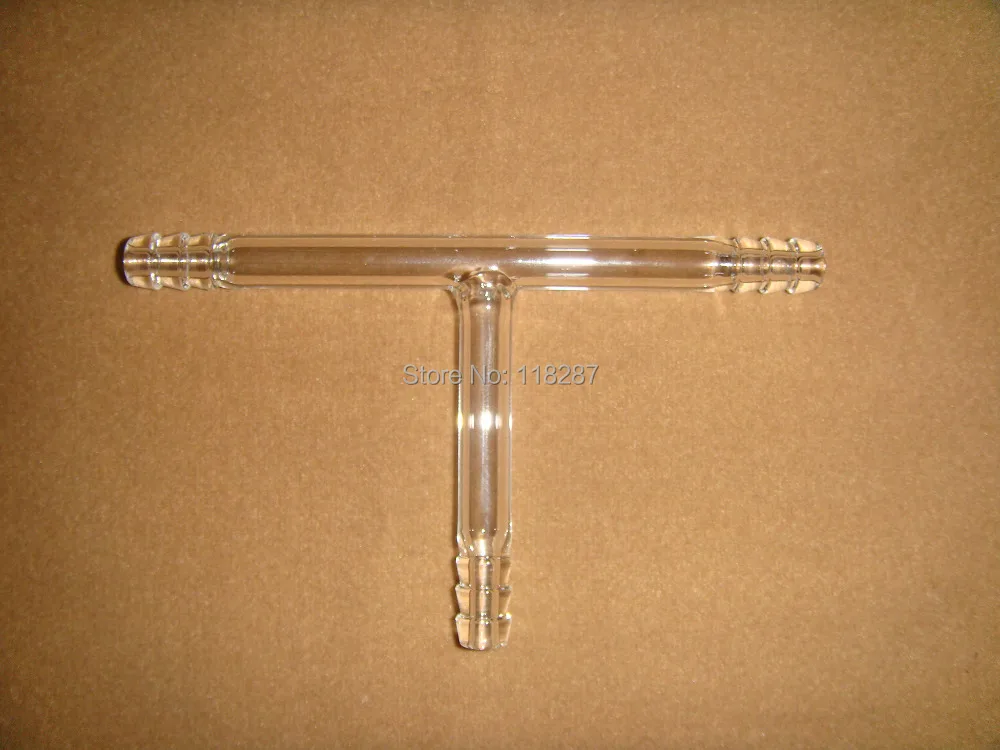 

Lab glass T connector Tube,10MM Hose Connection,Length of the Arm is 60MM