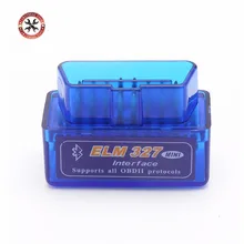 Scanner de diagnóstico automotivo, ferramenta de diagnóstico automotivo com super mini elm327, bluetooth v2.1, obd2 327