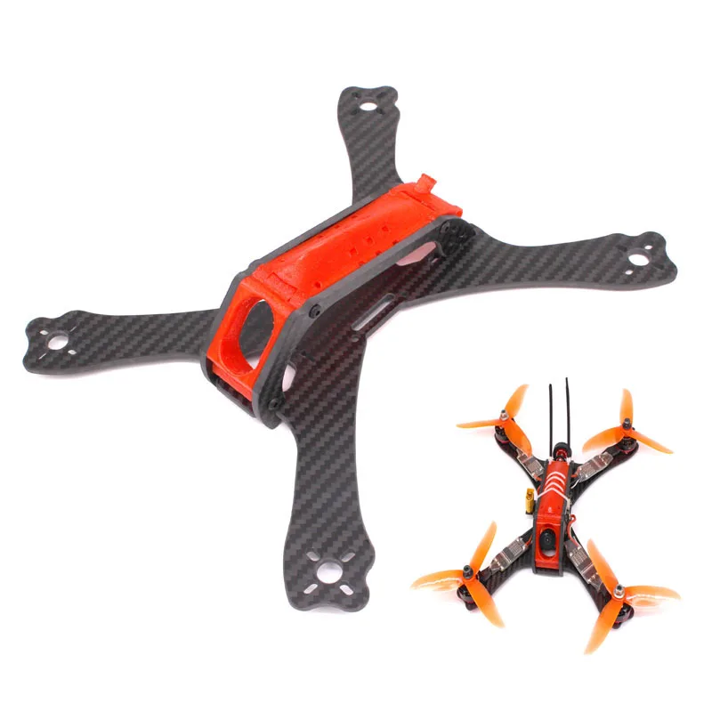

PUDA Cerberus Stretched X 5" Racing Frame FPV Racer Drone Quadcopter FPV Freestyle Carbon Fiber For Flynoceros Cerberus v2 QAVXS