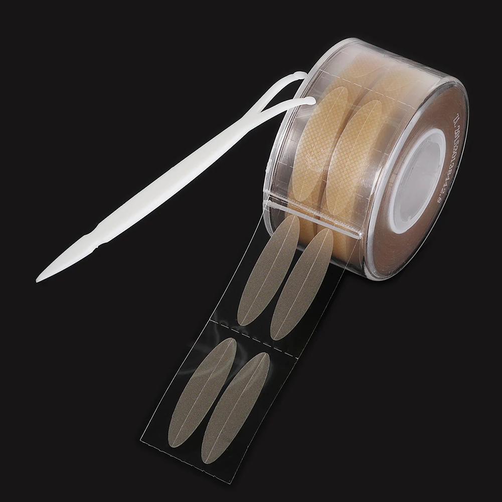 600 шт. невидимая двойная лента для век самоклеющаяся этикетка прозрачная паста в полоску бежевый натуральный макияж инструменты с лента для глаз - Цвет: brown L