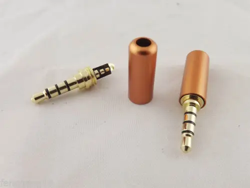 10 шт. 4 полюса 3 5 мм 1/8 дюйма|audio plug|audio headphonesaudio plug 3.5mm |