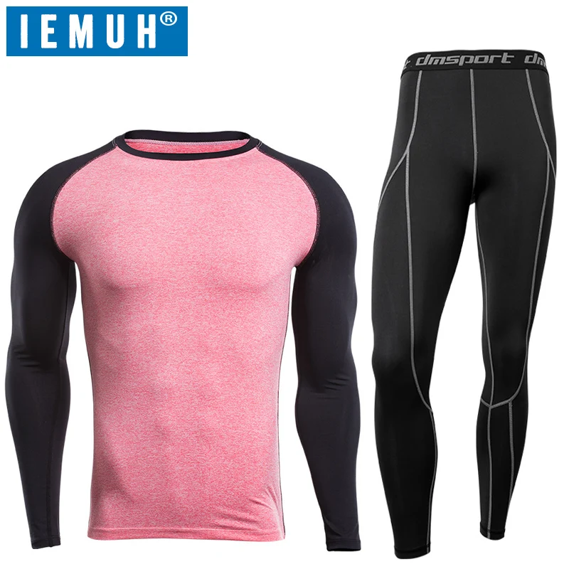 IEMUH New Winter Thermal Underwear Sets Men Quick Dry Anti-microbial Stretch Men's Thermo Underwear Male Warm Long Johns Fitness IEMUH New Winter Thermal Underwear Sets Men Quick Dry Anti-microbial Stretch Men's Thermo Underwear Male Warm Long Johns Fitness