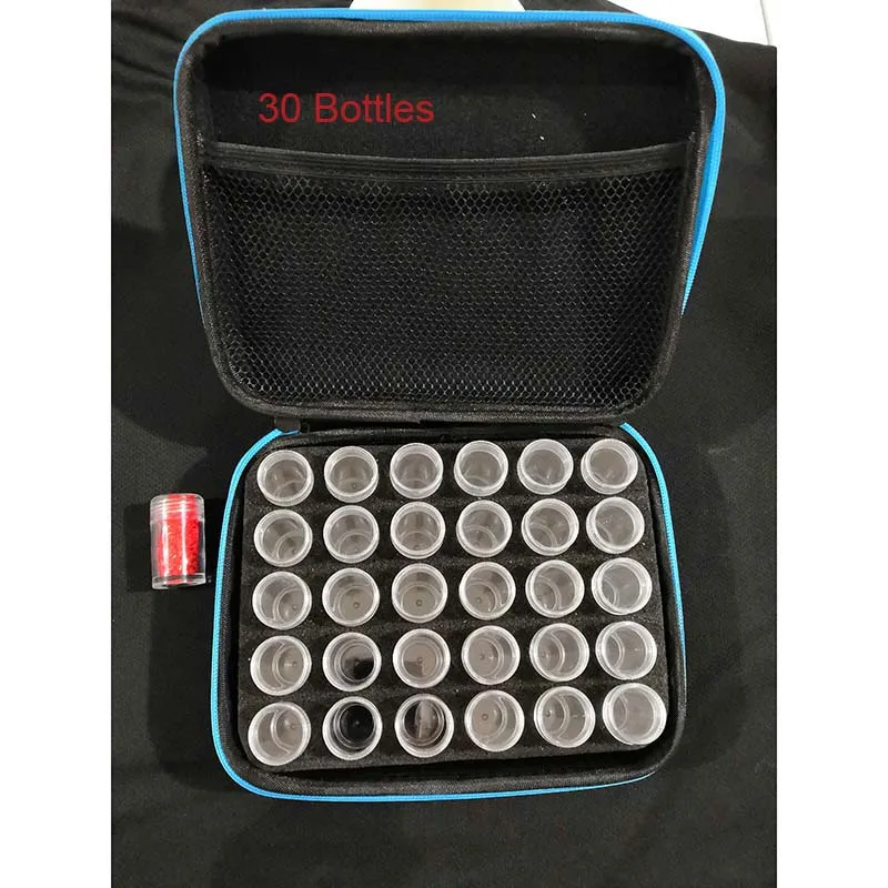 

Dpsprue 15/30 Bottles Diamond Painting Cross Stitch Accessories Tool Box Container Diamond Storage Case Embroidery Mosaic Gift