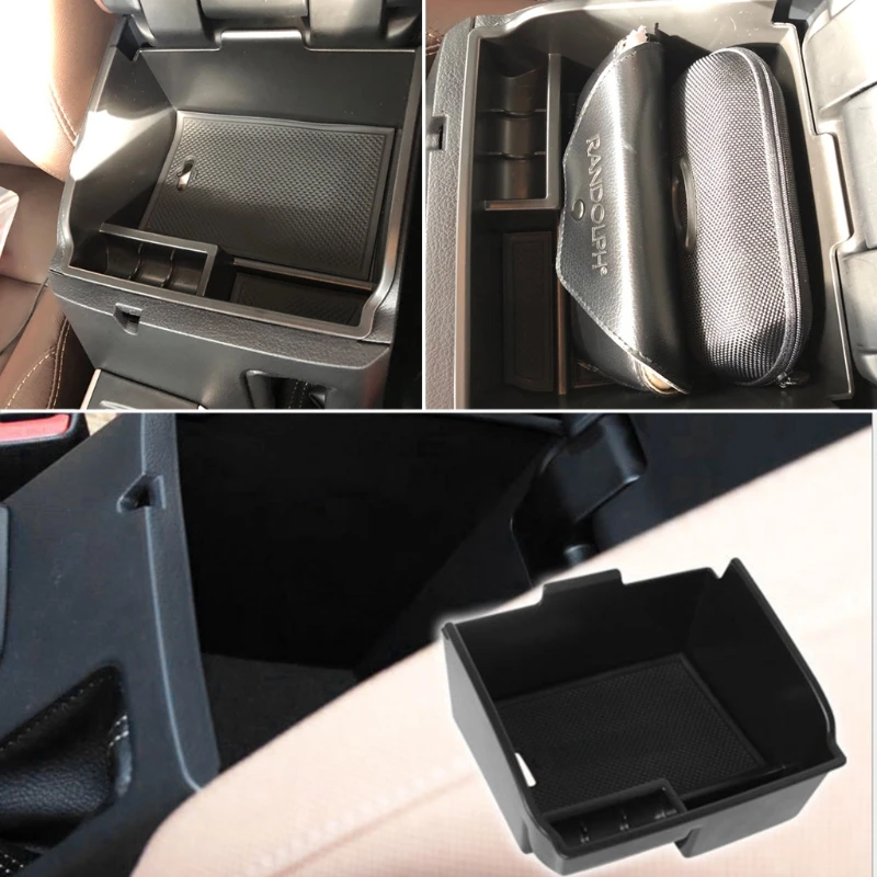 

Car-Styling Armrest Console Central Storage Box Fit For Toyota Fortuner An160 2016-2018 Automobiles Tray Holder Stowing Tidying