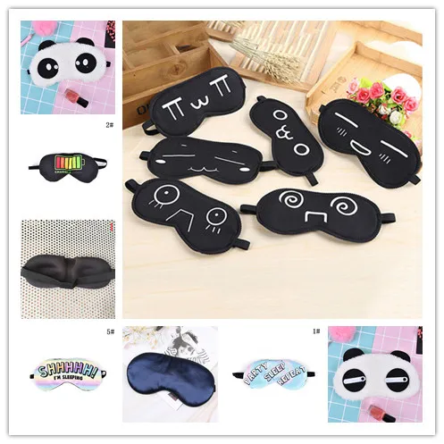 1Pc New Pure Silk 3D Sleep Rest Eye Mask Padded Shade Cover Travel Portable Relax Aid Travel Blindfolds