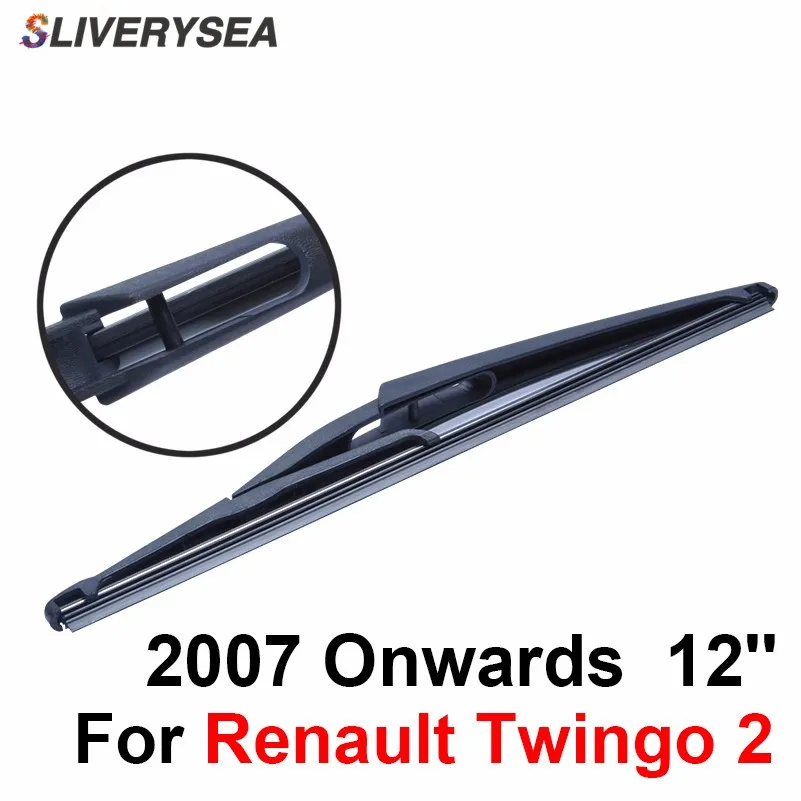 SALIVERYSEA переднее и заднее лезвие стеклоочистителя Без Рычага для Renault Twingo 2 2007 года Высокое качество натурального каучука ветрового стекла 24 ''+ 16''