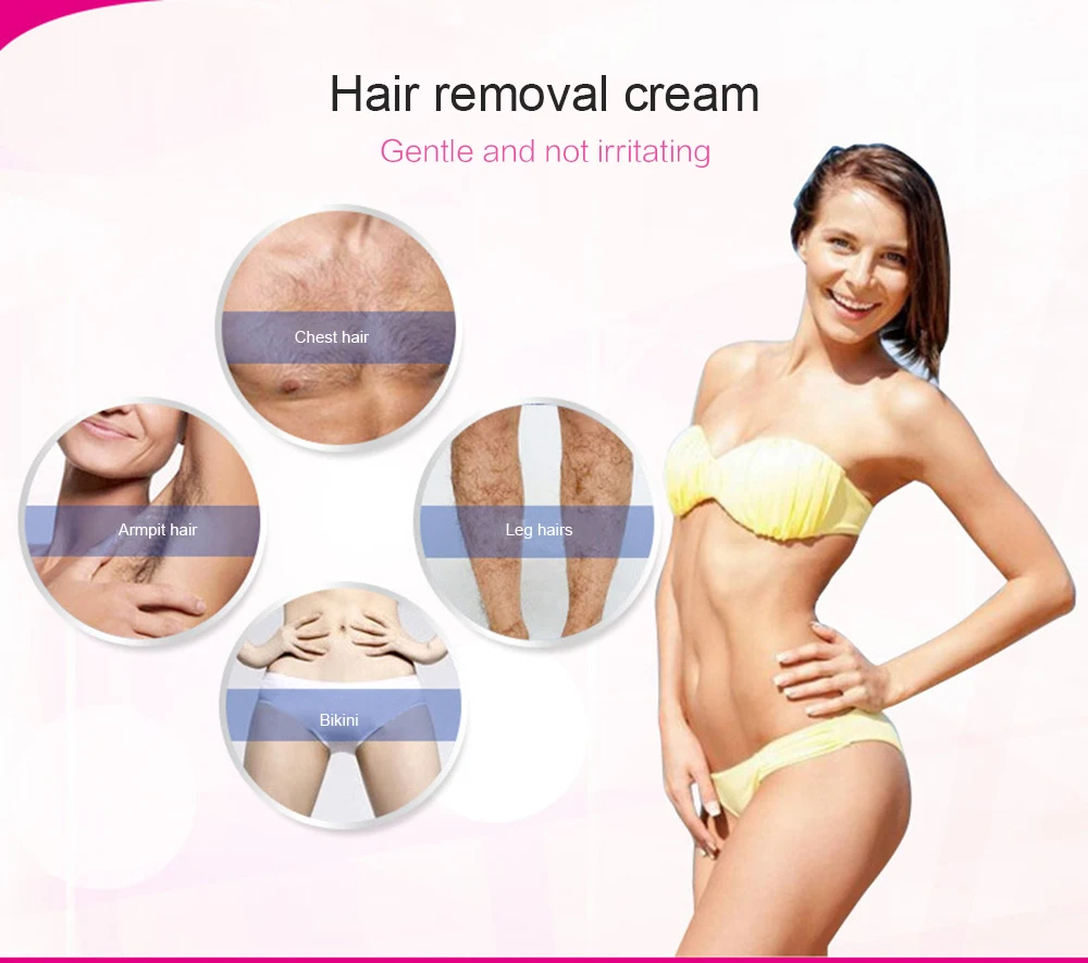 Body Underarm Whitening Cream Skin Armpit Whitening Cream Non Irritating Leg Armpit Painless Hair Removal Cream TSLM1