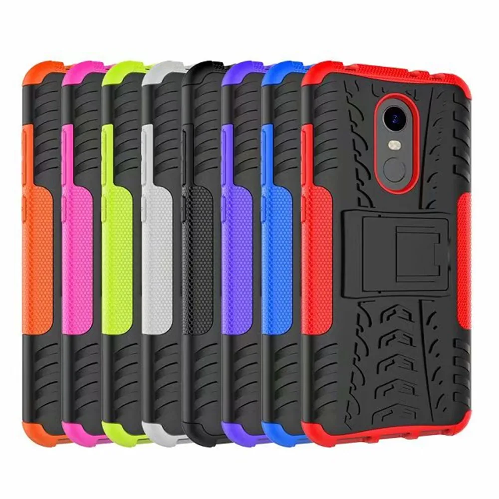 

RISIEA Hyun Pattern TPU+PC Combine Protective Cover Multifunctional Kickst Case For Xiaomi Redmi 6 6A 4 4A 4X 5 5Plus 5A 3S