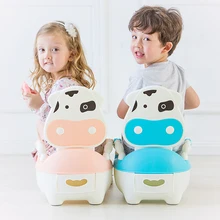 Эргономичное сиденье детское портативное сиденье для унитаза для детей коровье кресло детский писсуар высокое качество обучение детей бесплатно горшок щетка