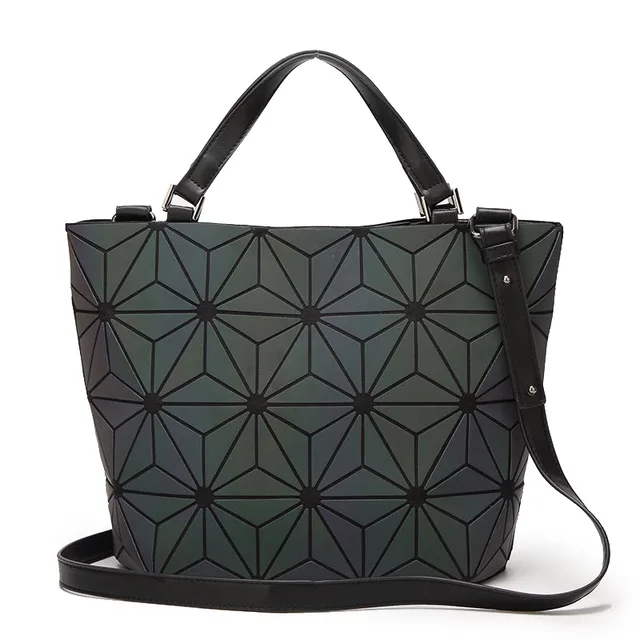 Luminous BAO Women's handbags Geometry Diamond Laser Shoulder bag Women ...