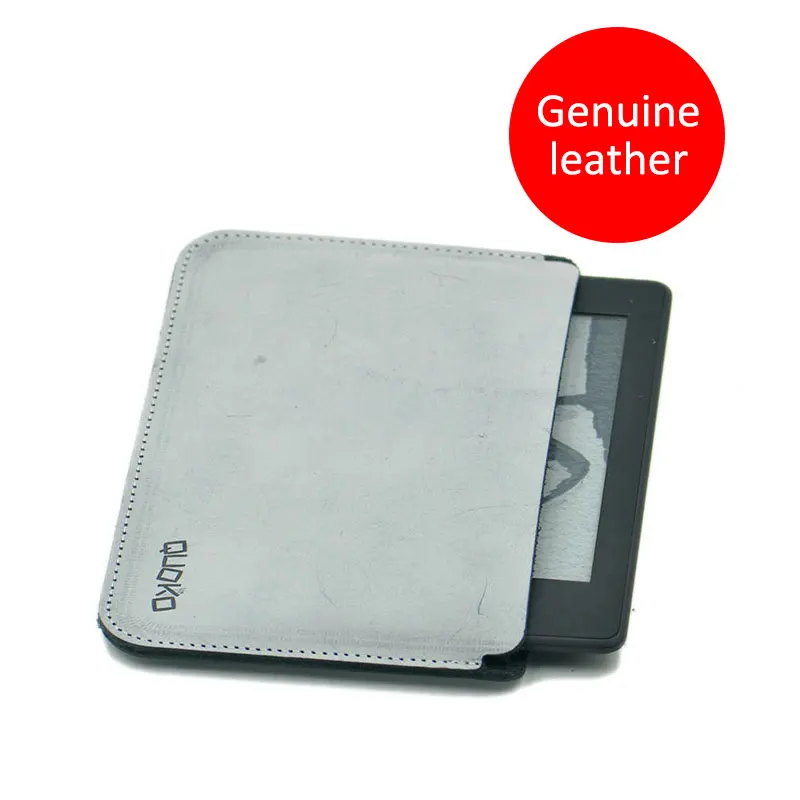 Простота и супер тонкий натуральная кожа электронная книга сумка чехол рукав для Kindle Paperwhite Voyage 6 дюймов, поперечный стиль