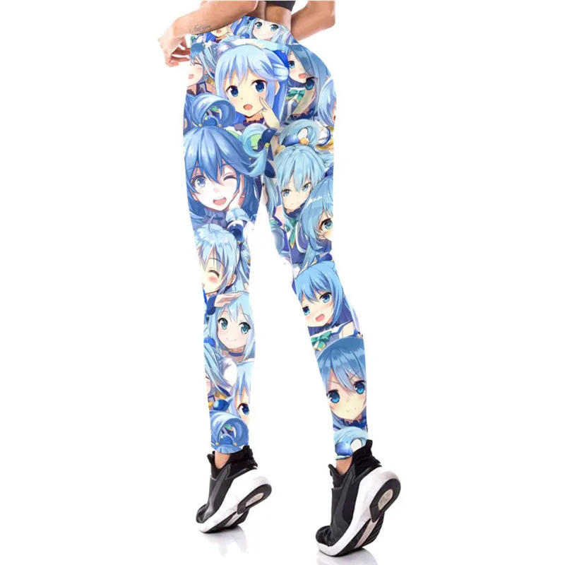 Anime Idol Leggings Wife Exercise Fitness Punk Rock Female Pants Zero Two Workout Jogging for Women Leggings Kanna Kamui Pants