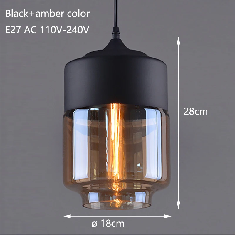 Nordic Modern loft hanging Glass Pendant Lamp Fixtures E27 E26 LED Pendant lights for Kitchen Resta - 32810242740 Nordic Modern loft hanging Glass Pendant Lamp Fixtures E27 E26 LED Pendant lights for Kitchen Resta - 32810242740