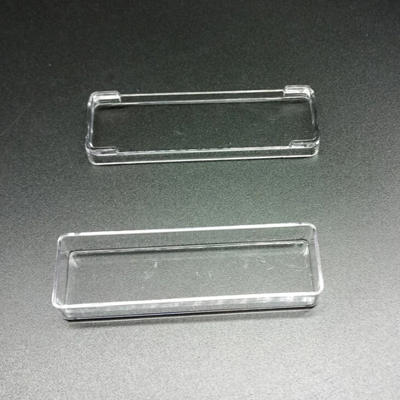 

1pc Rectangular Container Case Organizer Case Plastic Clear Storage Box Jewelry tool