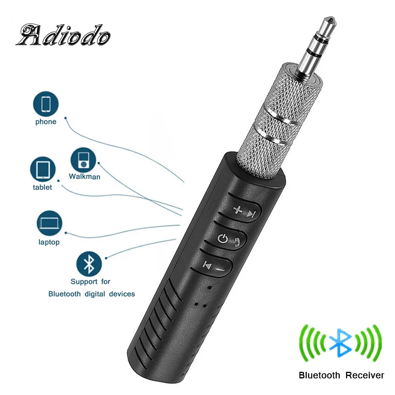 Стерео 3 5 Blutooth Беспроводной для автомобиля Музыка Аудио приемник Bluetooth адаптер Aux