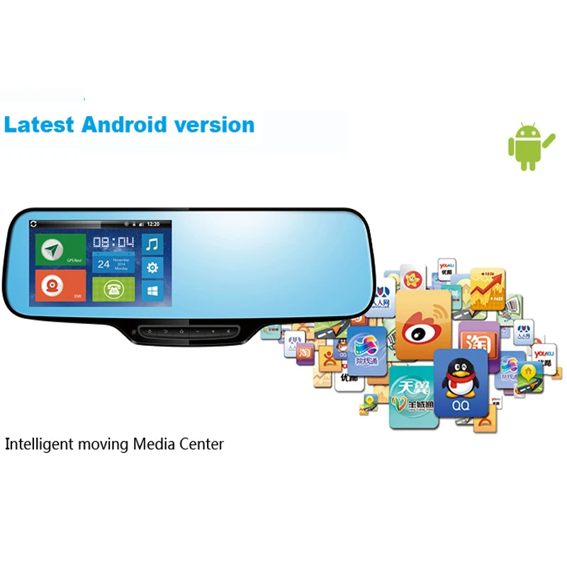 1080 P 3G Android зеркало ремешок Мониторы с двойной Камера для все в одном Google