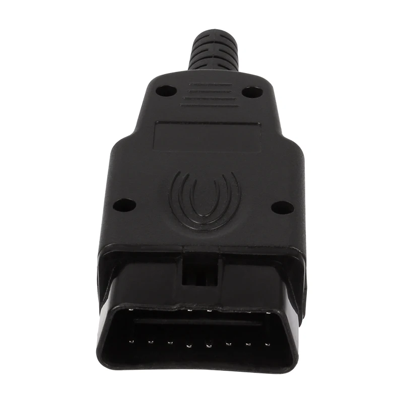 OBD2 60/100 см удлинитель Соединительный кабель адаптер для GM 12 Pin GM12 до 16 Pin Авто Диагностический кабель для GM транспортных средств автомобильный адаптер - Цвет: Черный