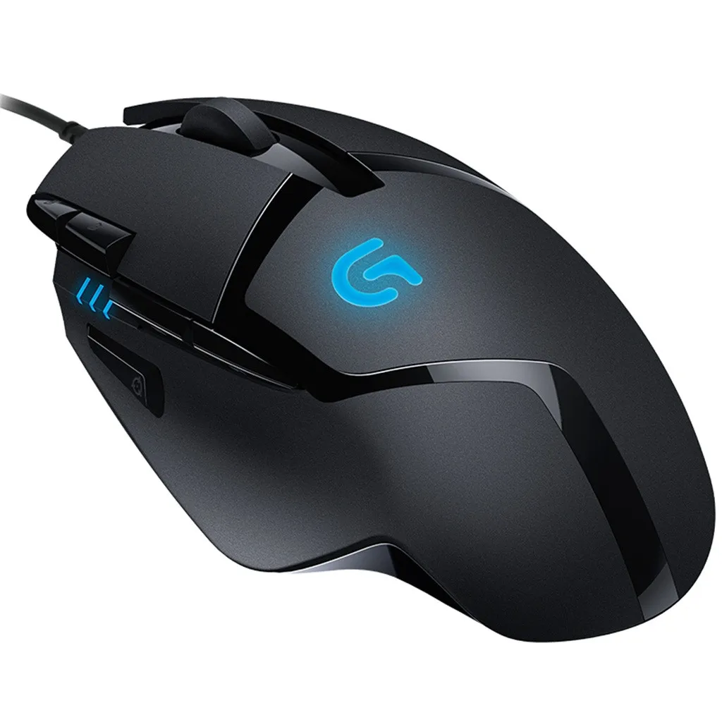 Проводная RGB игровая мышь logitech G402 8 программируемых кнопок 4000 dpi Регулируемая оптическая Проводная игровая мышь Мышь для ПК 719#2