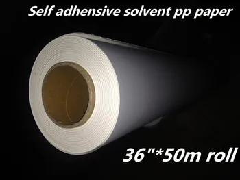 

36in 135gsm eco solvent matte PP synthetic paper with adhensive