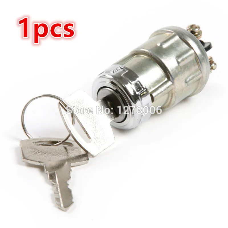 New 1PCS Replacement Car Ignition Swtich Lock Cylinder With Two Keys
