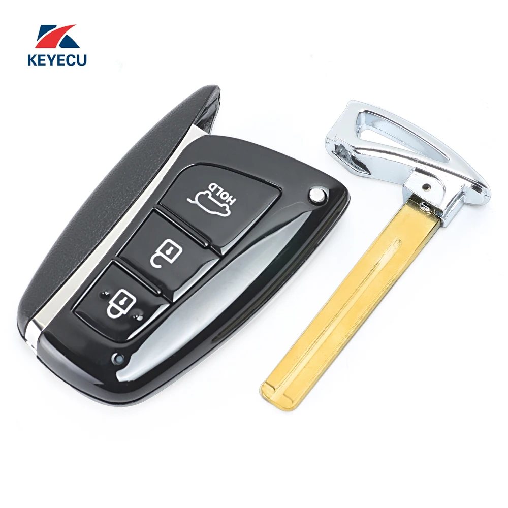 

KEYECU Smart Replacement Remote Car Key Fob 3 Button 433MHz ID46 for Hyundai Santa Fe 2012-2015 FCC ID: 95440 2W500