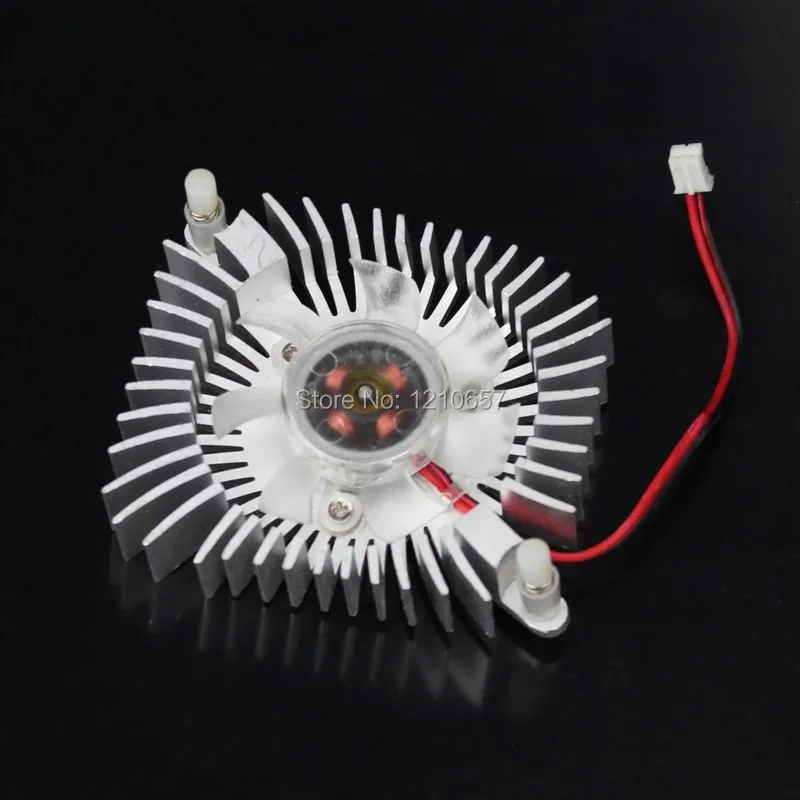 

20Pieces lot 12V 2 Pin Mounting Hole 80mm PC Graphics Video VGA Card Heatsink Cooler Cooling Fan