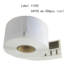 LUDEOU для Dymo Labelwriter 450 принтер этикеток производитель лент 11352 адресная Наклейка 54 мм* 25 мм 500 шт./рулон записи этикеток