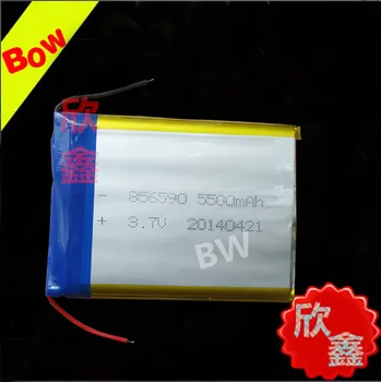 

GRIS 856590806590 A 3.7V polymer lithium batteries MP3 soft package lithium battery Rechargeable Li-ion Cell