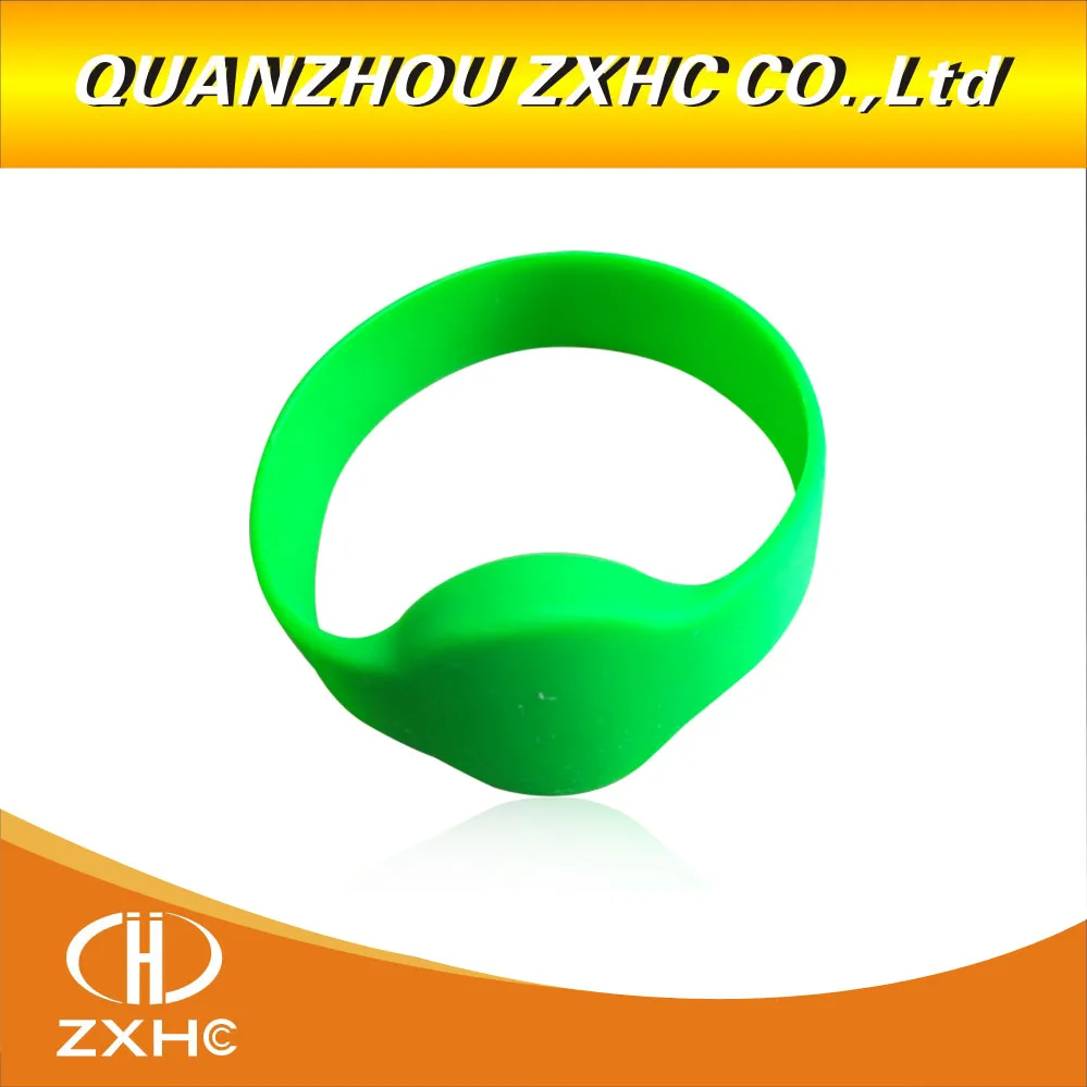 

15pcs yellow+30 pcs red MF1108 (S50 Compatible) ISO14443A RFID 13.56mhz Waterproof Smart Silicone Wristband Bracelet