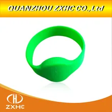 15 шт. желтый+ 30 шт. красный MF1108(Совместимость с S50) ISO14443A RFID 13,56 МГц Водонепроницаемый умный силиконовый браслет