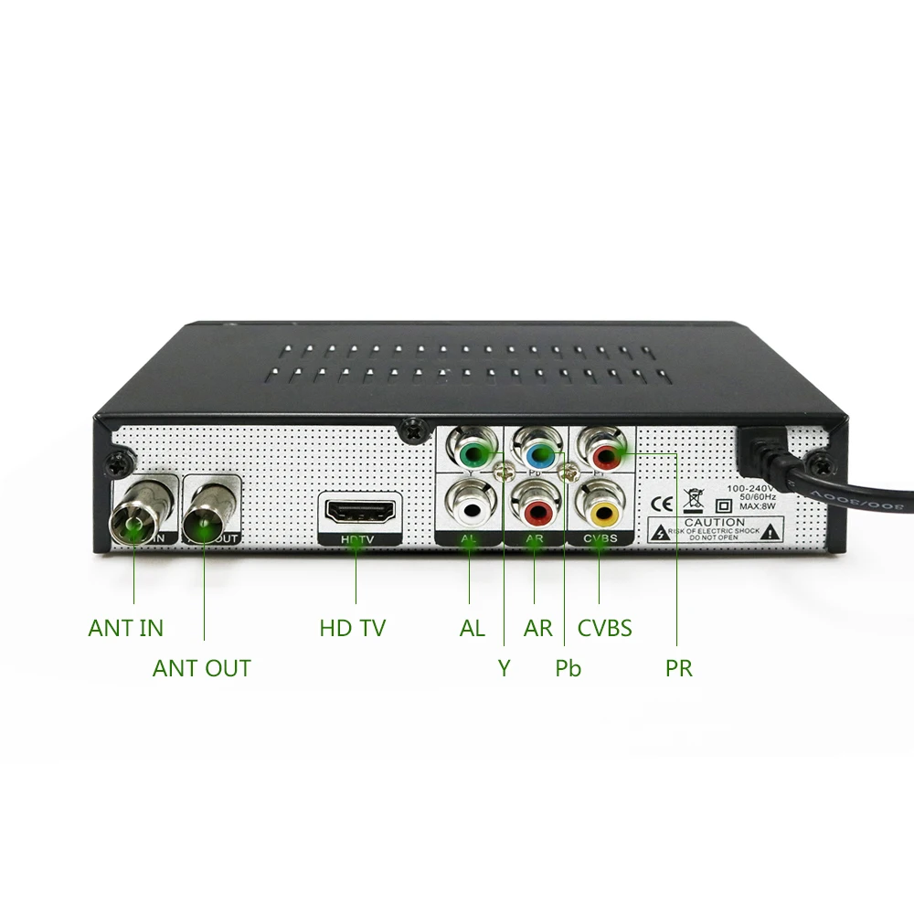 DVB T2 TV Receiver H.264 1080P HD MNP Smart TV Box Media Player DVB-T2 GOODTV Set-top Box free Russia Channels Box Tv Television