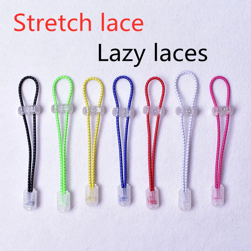 

zuizhengni Elastic lock lace double lock lace elastic sneakers lace running / jogging / triathlon