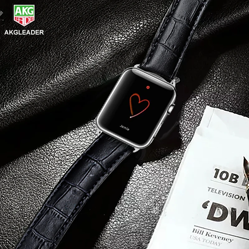 PROD 32969929689 AKGLEADER Watch Band For Apple Watch Series 4 Wrist
Bracelet Folding Buckle Genuine Leather Strap For Apple Series 1 2 3
38-44mm PROD 32969929689 AKGLEADER Watch Band For Apple Watch Series 4 Wrist
Bracelet Folding Buckle Genuine Leather Strap For Apple Series 1 2 3
38-44mm