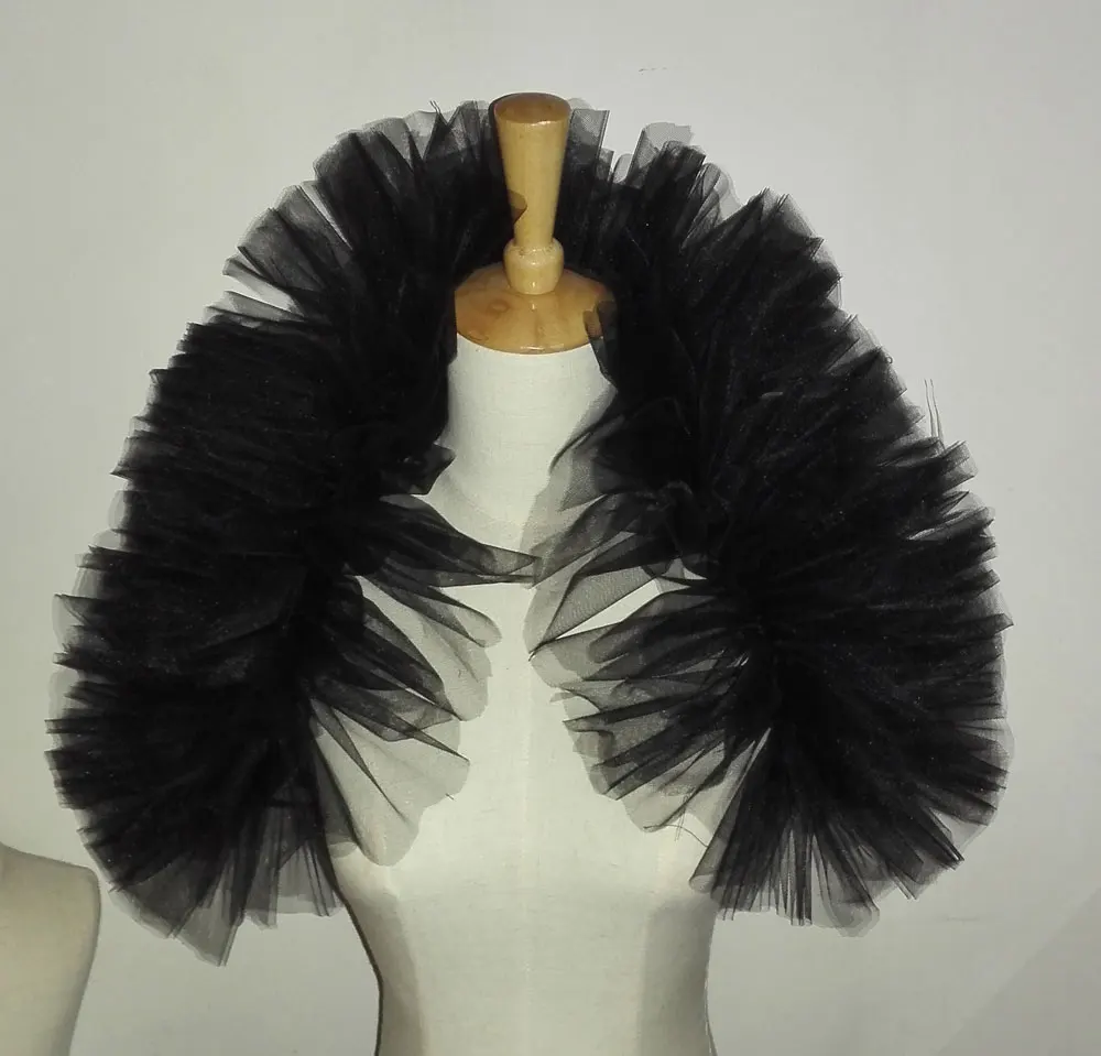 tulle shoulder wrap