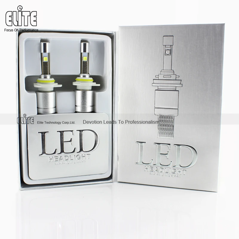 R3 9012/HIR2 40 Вт 4800LM СВЕТОДИОДНЫЕ Фары Автомобиля CREE XHP-50 Чипсы Conversion Kit Для Cadillac ATS