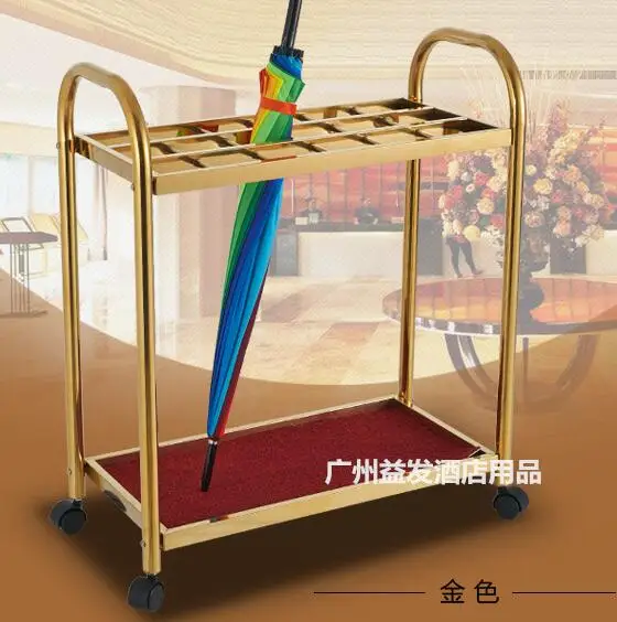 18 Heads Office Umbrella Rack Hotel Lobby Umbrella Holder Metal